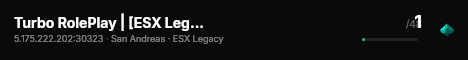 Turbo RolePlay | [ESX Legacy] live status badge