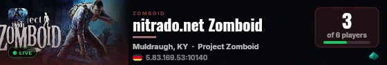 nitrado.net Zomboid live status badge