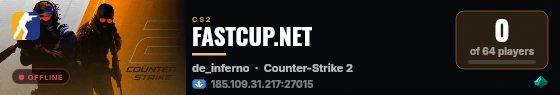 FASTCUP.NET live status badge