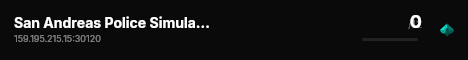 San Andreas Police Simulation live status badge