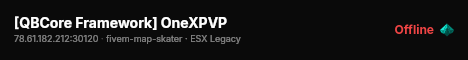 [QBCore Framework] OneXPVP live status badge