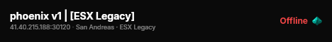 phoenix v1 | [ESX Legacy] live status badge