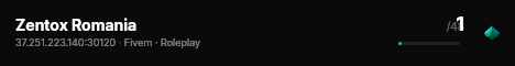 Zentox Romania live status badge