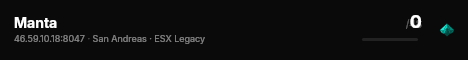 Manta live status badge