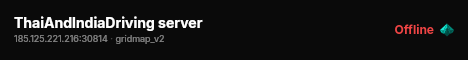 ThaiAndIndiaDriving server live status badge