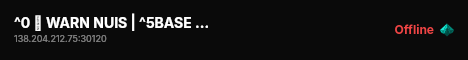 ^0 🔨 WARN NUIS | ^5BASE CORE 3.0 live status badge