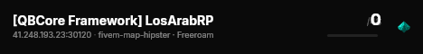 [QBCore Framework] LosArabRP live status badge