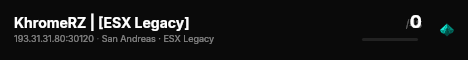 KhromeRZ | [ESX Legacy] live status badge