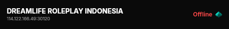 DREAMLIFE ROLEPLAY INDONESIA live status badge