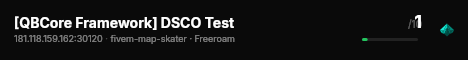 [QBCore Framework] DSCO Test live status badge