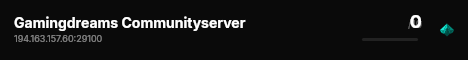 Gamingdreams Communityserver live status badge