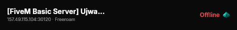 [FiveM Basic Server] Ujwal_Bhatt live status badge