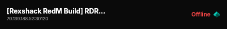 [Rexshack RedM Build] RDR2 Coop live status badge