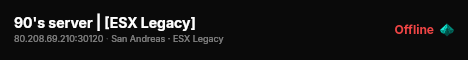 90's server | [ESX Legacy] live status badge