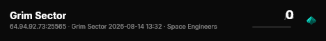 Grim Sector live status badge