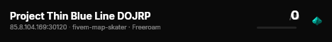 Project Thin Blue Line DOJRP live status badge