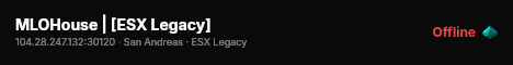 MLOHouse | [ESX Legacy] live status badge