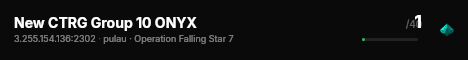 New CTRG Group 10 ONYX live status badge