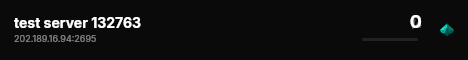 test server 132763 live status badge