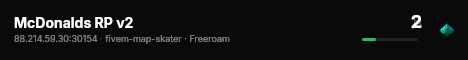 McDonalds RP v2 live status badge