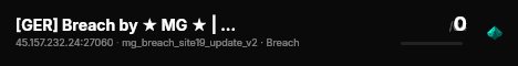 [GER] Breach by ★ MG ★ | Privat | Shop deaktiviert live status badge