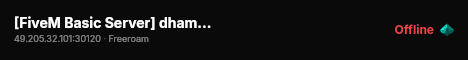 [FiveM Basic Server] dhamiboy live status badge