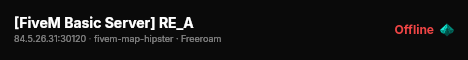 [FiveM Basic Server] RE_A live status badge