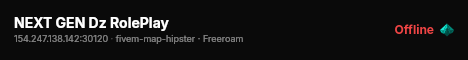 NEXT GEN Dz RolePlay live status badge