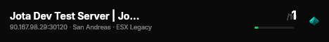Jota Dev Test Server | Jota Dev live status badge