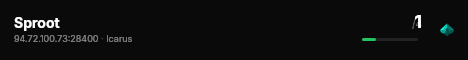 Sproot live status badge