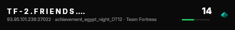 T F - 2 . F R I E N D S . A C H I E V . I D L E live status badge