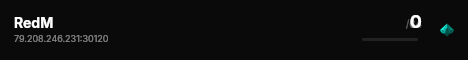 RedM live status badge