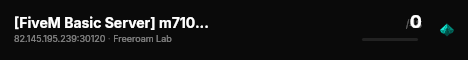 [FiveM Basic Server] m710q-dev live status badge