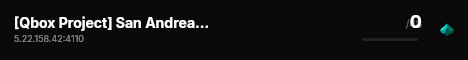 [Qbox Project] San Andreas RP live status badge