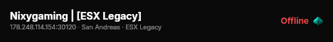 Nixygaming | [ESX Legacy] live status badge