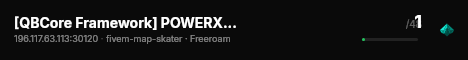 [QBCore Framework] POWERX CORE live status badge