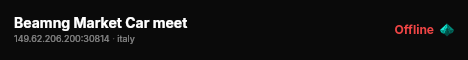Beamng Market Car meet live status badge