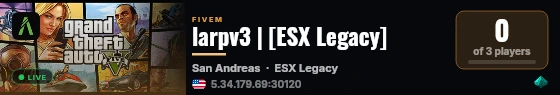 larpv3 | [ESX Legacy] live status badge