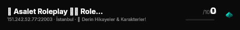 █ Asalet Roleplay ❰❰ Roleplay Keyfi ❱❱ (Turk/Türk) live status badge
