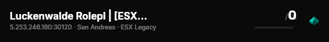 Luckenwalde Rolepl | [ESX Legacy] live status badge
