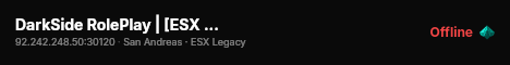 DarkSide RolePlay | [ESX Legacy] live status badge