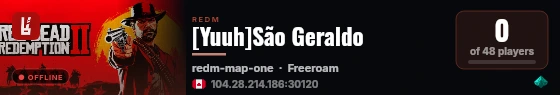[Yuuh]São Geraldo live status badge