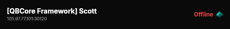 [QBCore Framework] Scott live status badge