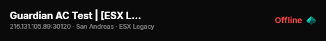 Guardian AC Test | [ESX Legacy] live status badge