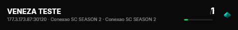 VENEZA TESTE live status badge