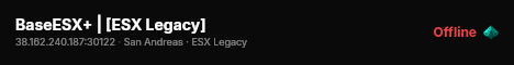 BaseESX+ | [ESX Legacy] live status badge