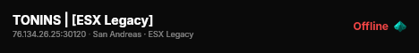 TONINS | [ESX Legacy] live status badge