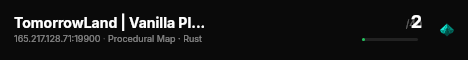 TomorrowLand | Vanilla Plus PVP live status badge