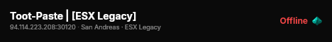 Toot-Paste | [ESX Legacy] live status badge