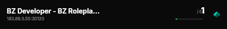 BZ Developer - BZ Roleplay Framework live status badge
